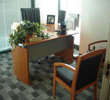 Business Interiors reception desk
